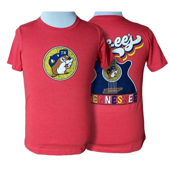 NEW Bucees t shirt size 3X Tennessee Guitar Red short sleeve tee NWT - Picture 7 of 7